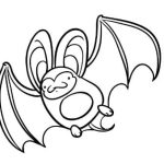 Desenhos de aves para colorir - morcego 1