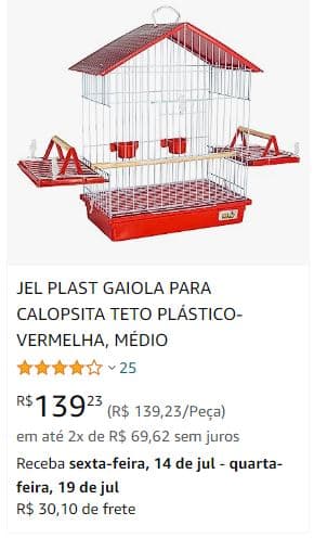 melhores gaiolas para pássaros