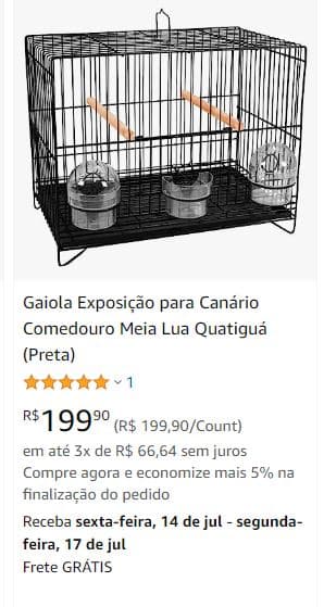 melhores gaiolas para pássaros