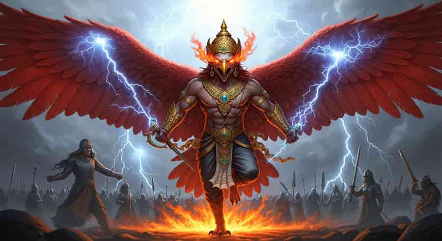 7 aves mitologicas, Garuda
