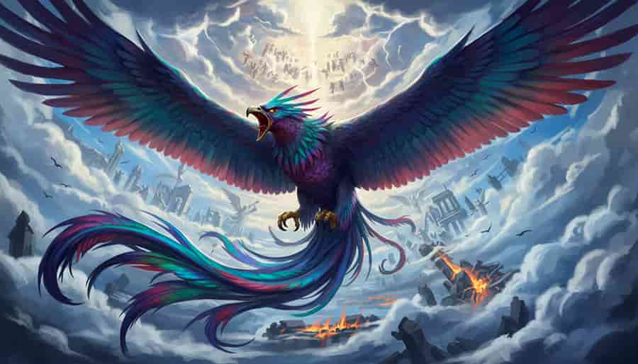 7 aves mitologicas, ziz